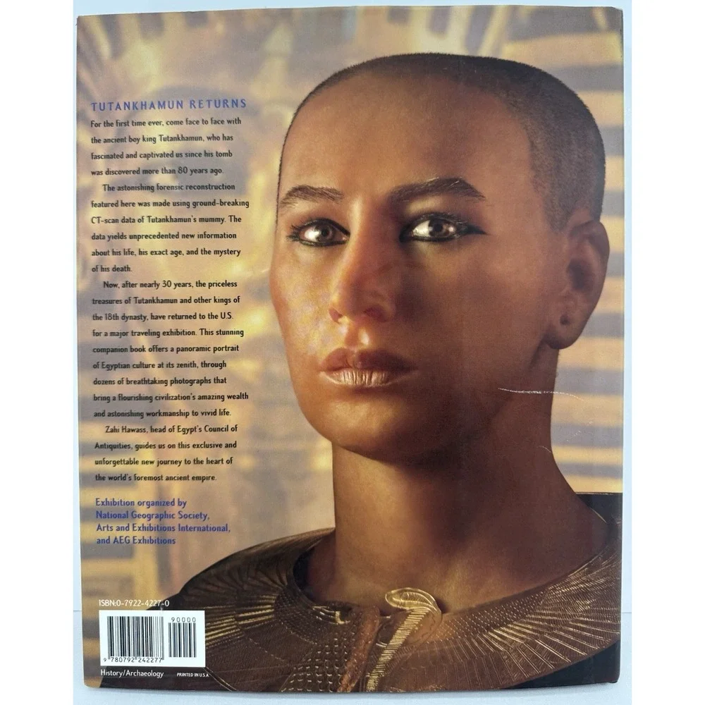 Tutankhamun & Golden Age‎ of Pharaohs Nat Geo Catalog w/ DVD 2005